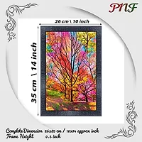 pnf Flower Wood Photo Frames with Acrylic Sheet (Glass) 25412-(10 * 14inch,Multicolour,Synthetic)-thumb1