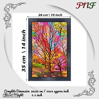 pnf Flower Wood Photo Frames with Acrylic Sheet (Glass) 25412-(10 * 14inch,Multicolour,Synthetic)-thumb2