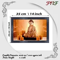 pnf Buddha Wood Photo Frames with Acrylic Sheet (Glass) 12741(10 * 14inch,Multicolour,Synthetic)-thumb1