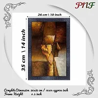 pnf modern abstract art Wood Photo Frames with Acrylic Sheet (Glass) (10 * 14inch,Multicolour,Synthetic) 902-thumb1