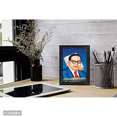 Generic Dr. B. R. Ambedkar Wood Photo Frames with Acrylic Sheet (Glass)(photoframe,Multicolour,8x6inch)-19840, Medium (PNF-19840-photoframe-5x7)-thumb2