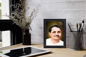 pnf Deendayal Upadhyaya Wood Photo Frames with Acrylic Sheet (Glass)(photoframe,Multicolour,6x8inch)-19725-thumb1