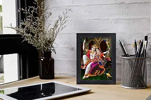 pnf Radha kishna Religious Wood Photo Frames with Acrylic Sheet (Glass) for Worship/Pooja(photoframe,Multicolour,6x8inch)-20073-thumb1