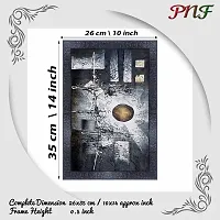 pnf modern abstract art Wood Photo Frames with Acrylic Sheet (Glass) (10 * 14inch,Multicolour,Synthetic) 2637-thumb1