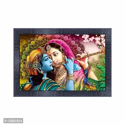 pnf Radha Krishna Wood Photo Frames with Acrylic Sheet (Glass) m-104-(10 * 14inch,Multicolour,Synthetic)-thumb0