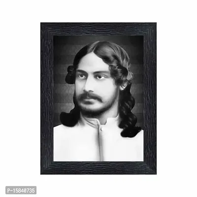 pnf Rabindranath Tagore Wood Photo Frames with Acrylic Sheet (Glass)(photoframe,Multicolour,6x8inch)-19849