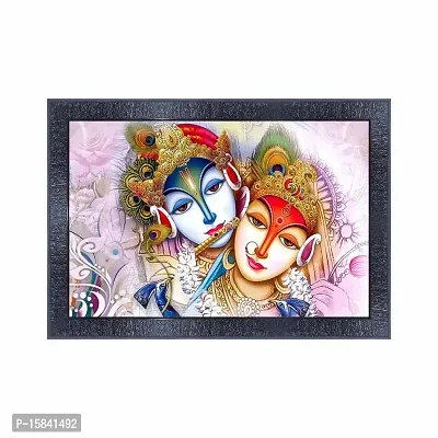 pnf Radha Krishna Wood Photo Frames with Acrylic Sheet (Glass) 5036-(10 * 14inch,Multicolour,Synthetic)