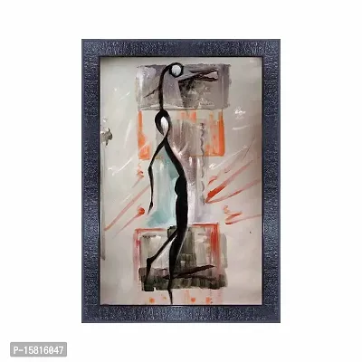 pnf modern abstract art Wood Photo Frames with Acrylic Sheet (Glass) (10 * 14inch,Multicolour,Synthetic) 2691