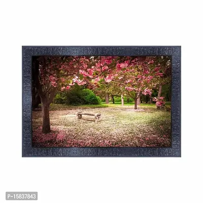 pnf Natural Landscape scenery art Wood Frames with Acrylic Sheet (Glass) 10628-(10 * 14inch,Multicolour,Synthetic)-thumb0