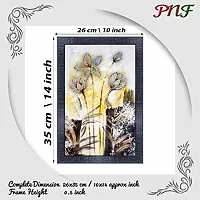 pnf Flower Wood Photo Frames with Acrylic Sheet (Glass) 5217-(10 * 14inch,Multicolour,Synthetic)-thumb1