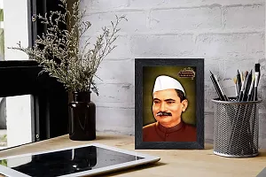 pnf Dr. Rajendra Prasad Wood Photo Frames with Acrylic Sheet (Glass)(photoframe,Multicolour,6x8inch)-9365-thumb1