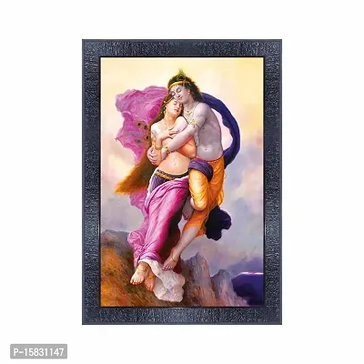 pnf Radha Krishna Wall Painting Synthetic frame-14719(10 * 14inch,Multicolour,Synthetic)