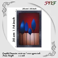 pnf modern abstract art Wood Photo Frames with Acrylic Sheet (Glass) (10 * 14inch,Multicolour,Synthetic) 379-thumb1