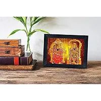 Tirupati Balaji - Lord Venkateswara Religious Wood Photo Frames(photoframe,Multicolour,8x6inch)-22343-thumb1