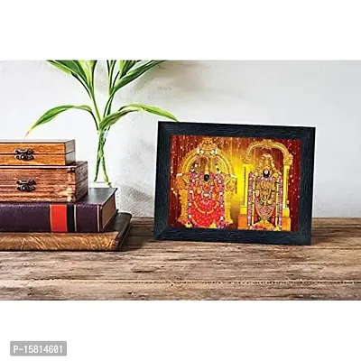 Tirupati Balaji - Lord Venkateswara Religious Wood Photo Frames(photoframe,Multicolour,8x6inch)-22343-thumb2