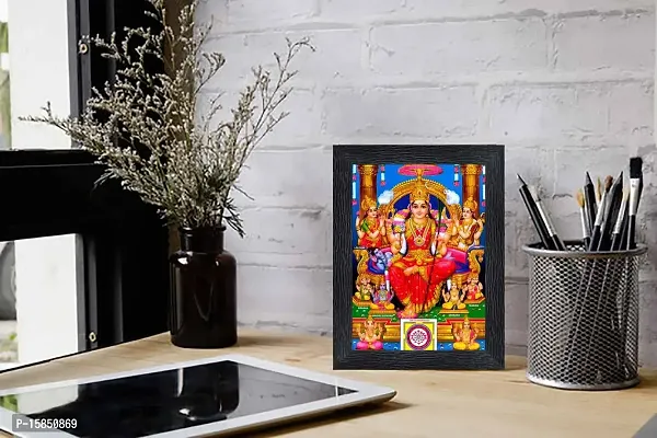 pnf Lalita Tripura Sundari Maa Religious Wood Photo Frames with Acrylic Sheet (Glass) for Worship/Pooja(photoframe,Multicolour,6x8inch)-22377-thumb2