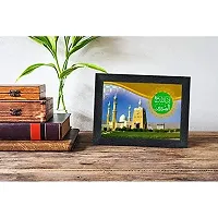 PnF Muslim Momden Islamic Religious Wood Photo Frames with Acrylic Sheet (Glass) for Worship/Pooja(photoframe,Multicolour,8x6inch)-14273-thumb1