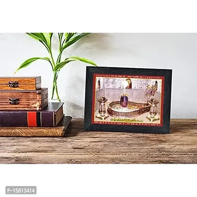 Ujjain's Shri Mahakaleshwar Temple shankar Religious Wood Photo Frames(photoframe,Multicolour,8x6inch)-22621-thumb2
