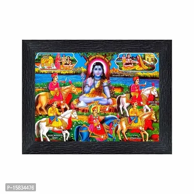 pnf Gorakhnath Religious Wood Photo Frames with Acrylic Sheet (Glass) for Worship/Pooja(photoframe,Multicolour,6x8inch)-22342