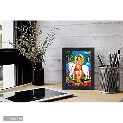 Generic PnF Bal Krishna (Baby) Religious Wood Photo Frames with Acrylic Sheet (Glass) for Worship/Pooja(photoframe,Multicolour,8x6inch)-22370-, Medium (PNF-22370-photoframe-5x7)-thumb2