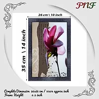 pnf Flower Wood Photo Frames with Acrylic Sheet (Glass) 5927-(10 * 14inch,Multicolour,Synthetic)-thumb1