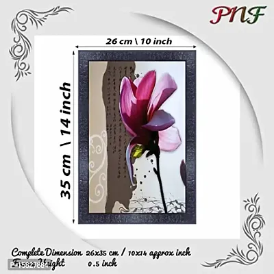 pnf Flower Wood Photo Frames with Acrylic Sheet (Glass) 5927-(10 * 14inch,Multicolour,Synthetic)-thumb2