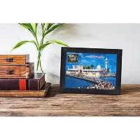 PnF Muslim Momden Islamic Religious Wood Photo Frames with Acrylic Sheet (Glass) for Worship/Pooja(photoframe,Multicolour,8x6inch)-1967-thumb1