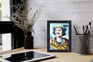 pnf Ram Mohan Roy Wood Photo Frames with Acrylic Sheet (Glass)(photoframe,Multicolour,6x8inch)-19816-thumb1