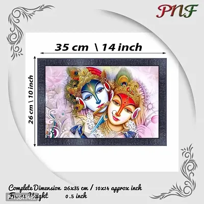 pnf Radha Krishna Wood Photo Frames with Acrylic Sheet (Glass) 5036-(10 * 14inch,Multicolour,Synthetic)-thumb2