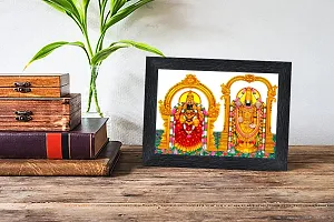 pnf Tirupati Balaji - Lord Venkateswara Religious Wood Photo Frames(photoframe,Multicolour,6x8inch)-22360-photoframe-5x7.jpg-thumb1