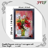 pnf Flower Wood Photo Frames with Acrylic Sheet (Glass) 9460-(10 * 14inch,Multicolour,Synthetic)-thumb1