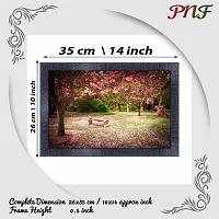 pnf Natural Landscape scenery art Wood Frames with Acrylic Sheet (Glass) 10628-(10 * 14inch,Multicolour,Synthetic)-thumb1