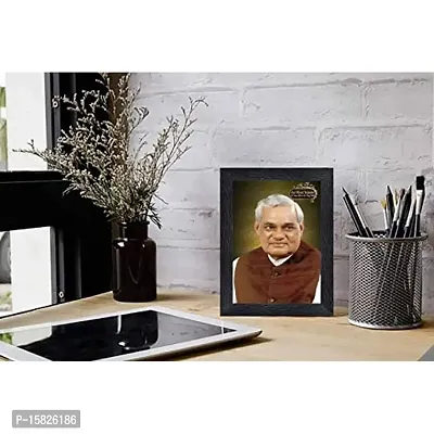 Atal Bihari Vajpayee Wood Photo Frames with Acrylic Sheet (Glass)(photoframe,Multicolour,8x6inch)-19762-thumb2