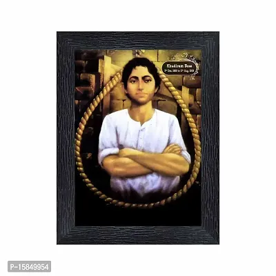 pnf Khudiram Bose Wood Photo Frames with Acrylic Sheet (Glass)(photoframe,Multicolour,6x8inch)-19772-thumb0