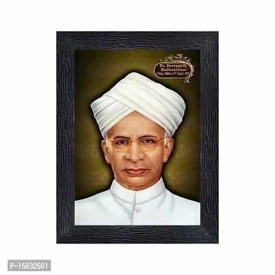 pnf Dr. Sarvepalli Radhakrishnan Wood Photo Frames with Acrylic Sheet (Glass)(photoframe,Multicolour,6x8inch)-9372