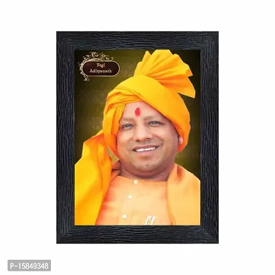 pnf Yogi Adityanath Wood Photo Frames with Acrylic Sheet (Glass)(photoframe,Multicolour,6x8inch)-19728-thumb0