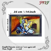 pnf Radha Krishna Wood Photo Frames with Acrylic Sheet (Glass) 4955-(10 * 14inch,Multicolour,Synthetic)-thumb1