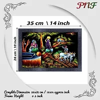 pnf Rajasthani art Wood Photo Frames with Acrylic Sheet (Glass) 9386-(10 * 14inch,Multicolour,Synthetic)-thumb1