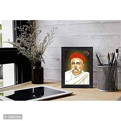 Generic Bal Gangadhar Tilak Wood Photo Frames with Acrylic Sheet (Glass)(photoframe,Multicolour,8x6inch)-19761, Medium (PNF-19761-photoframe-5x7)-thumb2