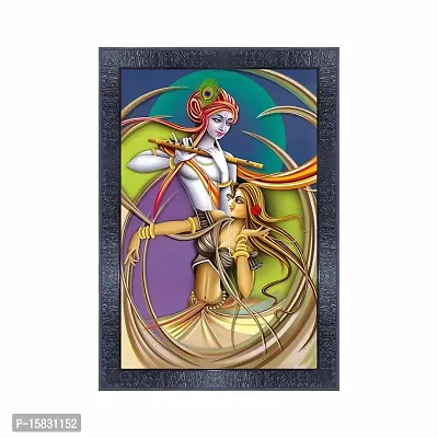 pnf Radha Krishna Wall Painting Synthetic frame-16798(10 * 14inch,Multicolour,Synthetic)