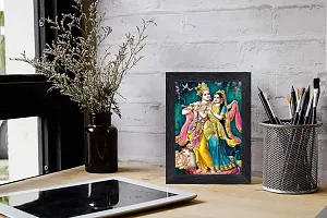 pnf Radha kishna Religious Wood Photo Frames with Acrylic Sheet (Glass) for Worship/Pooja(photoframe,Multicolour,6x8inch)-20025-thumb1