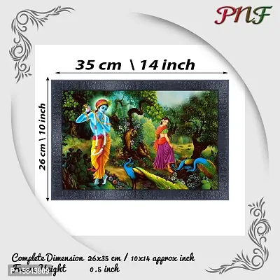 pnf Radha Krishna Wood Photo Frames with Acrylic Sheet (Glass) 17628-(10 * 14inch,Multicolour,Synthetic)-thumb2