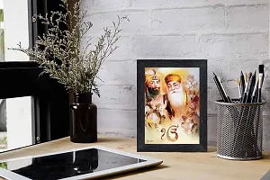 pnf Guru Nanak with dus (10) Guru Religious Wood Photo Frames with Acrylic Sheet (Glass) for Worship/Pooja(photoframe,Multicolour,6x8inch)-15849-photoframe-5x7.jpg-thumb1