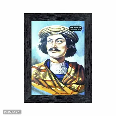 pnf Ram Mohan Roy Wood Photo Frames with Acrylic Sheet (Glass)(photoframe,Multicolour,6x8inch)-19816