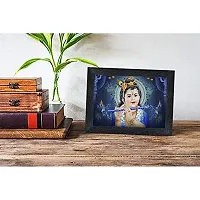 PnF Bal Krishna (Baby) Religious Wood Photo Frames with Acrylic Sheet (Glass) for Worship/Pooja(photoframe,Multicolour,8x6inch)-19015--thumb1