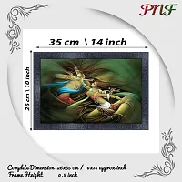 pnf Radha Krishna Wood Photo Frames with Acrylic Sheet (Glass) 17190-(10 * 14inch,Multicolour,Synthetic)-thumb1