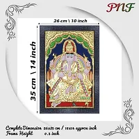 pnf Classical Tanjore art Wood Photo Frames with Acrylic Sheet (Glass) 21058(10 * 14inch,Multicolour,Synthetic)-thumb1