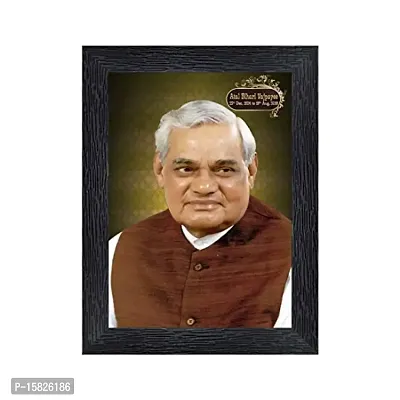 Atal Bihari Vajpayee Wood Photo Frames with Acrylic Sheet (Glass)(photoframe,Multicolour,8x6inch)-19762