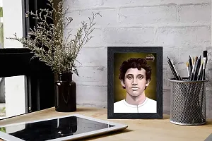 pnf Khudiram Bose Wood Photo Frames with Acrylic Sheet (Glass)(photoframe,Multicolour,6x8inch)-19847-thumb1