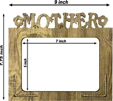 Xpression Decor Mother Table Top Photo Frames Perfect for Office Table Decorations(5x7inch,brown,wood) (mother 1)-thumb2